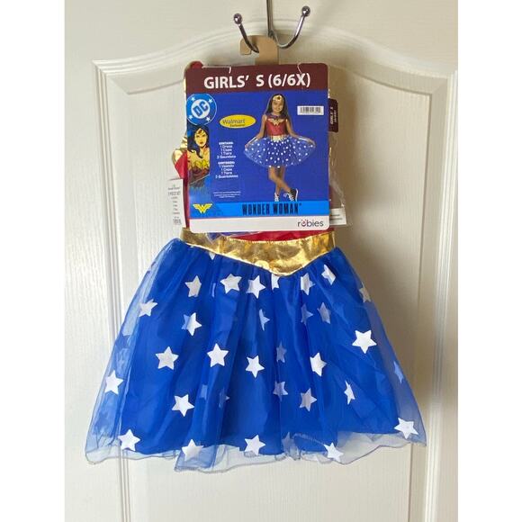 Wonder Woman Rubies 5 Piece Costume Girls Size 6/6X New in Package - Picture 2 of 7